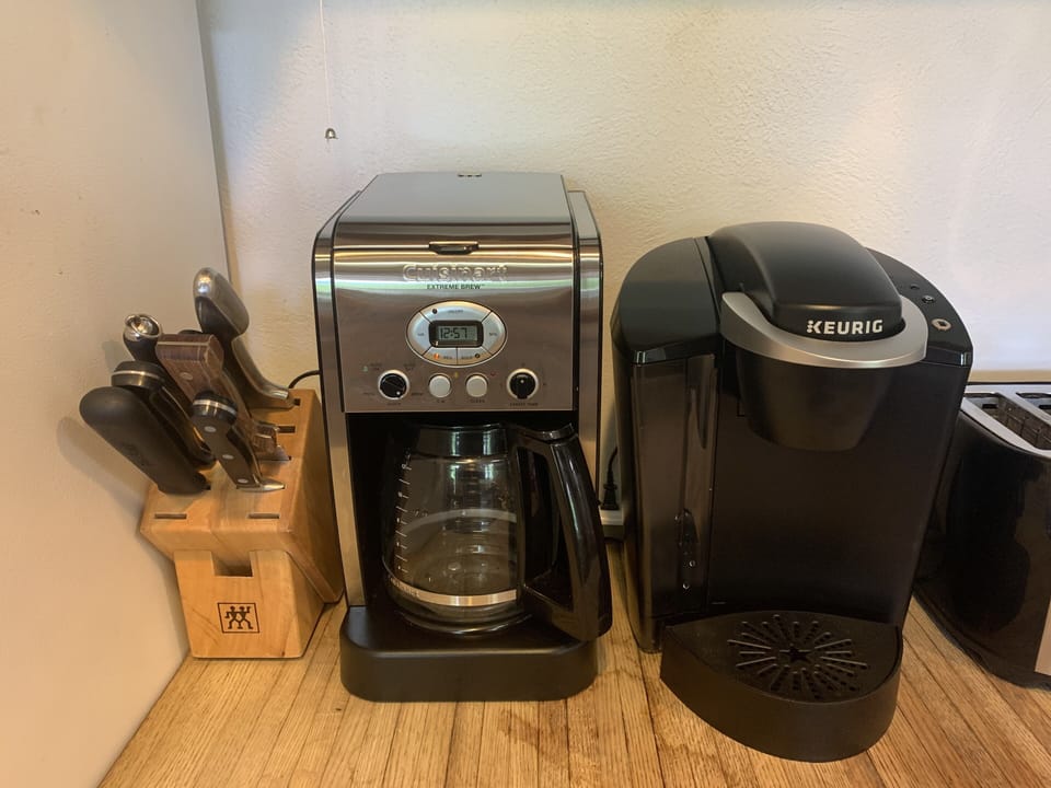 Drip coffee machine and/or Keurig coffee maker