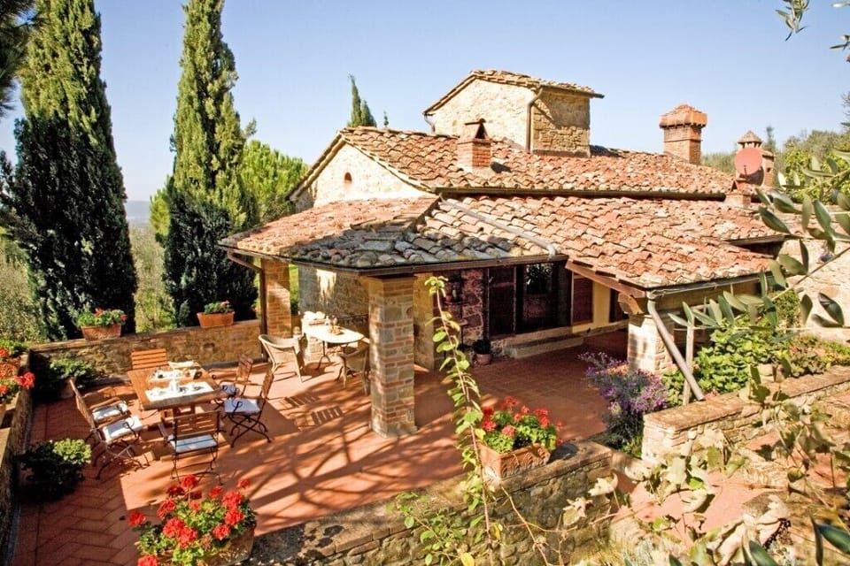 View from the rear of the house