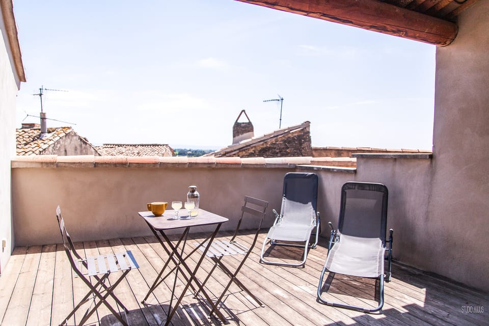 Master bedroom private terrace