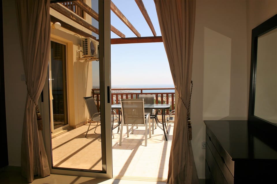 The view from the bedroom