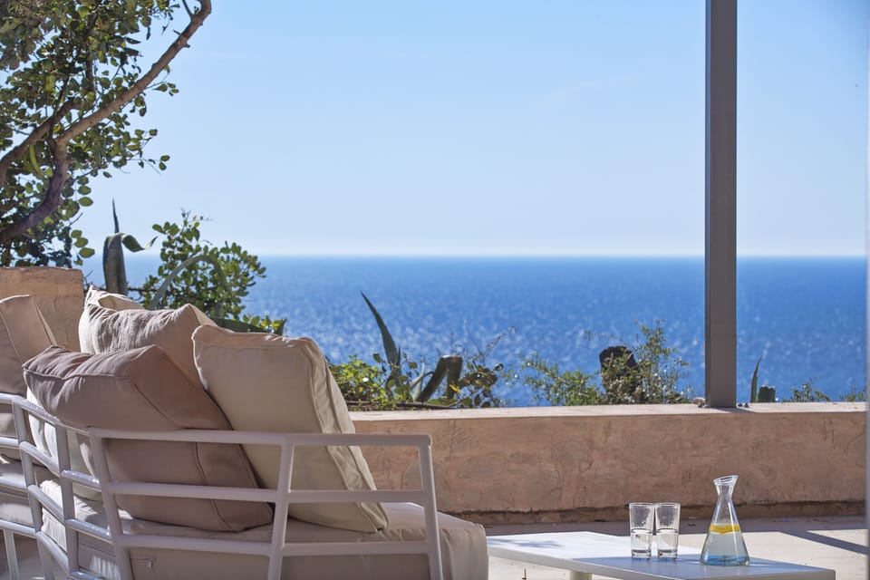 View from the outdoor lounge area