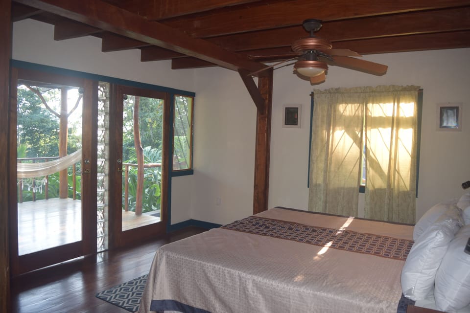 Master bedroom view to the balcony
