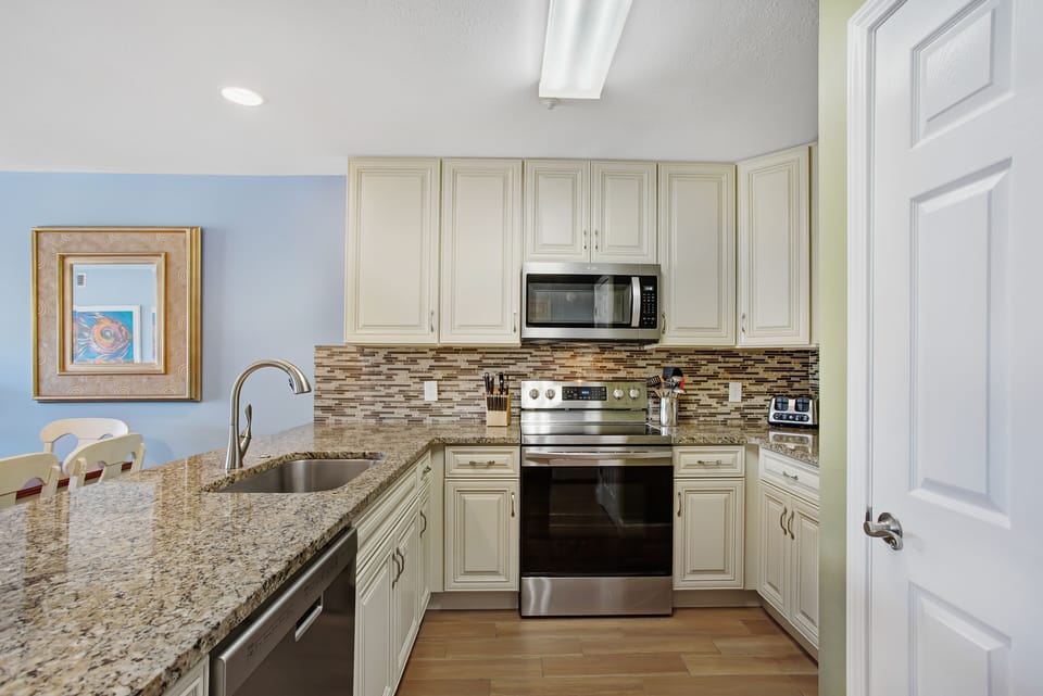 Perfect sized kitchen for a night in with the family
