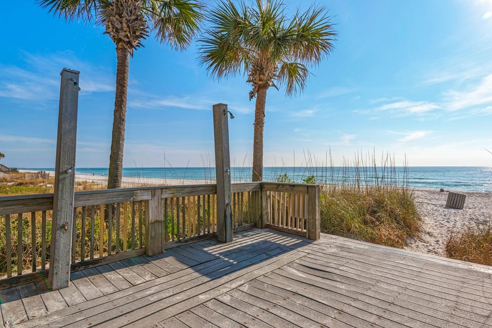 Steps to the ocean  and your own beach chairs
