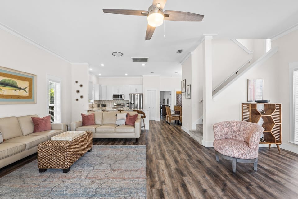 Inviting open layout