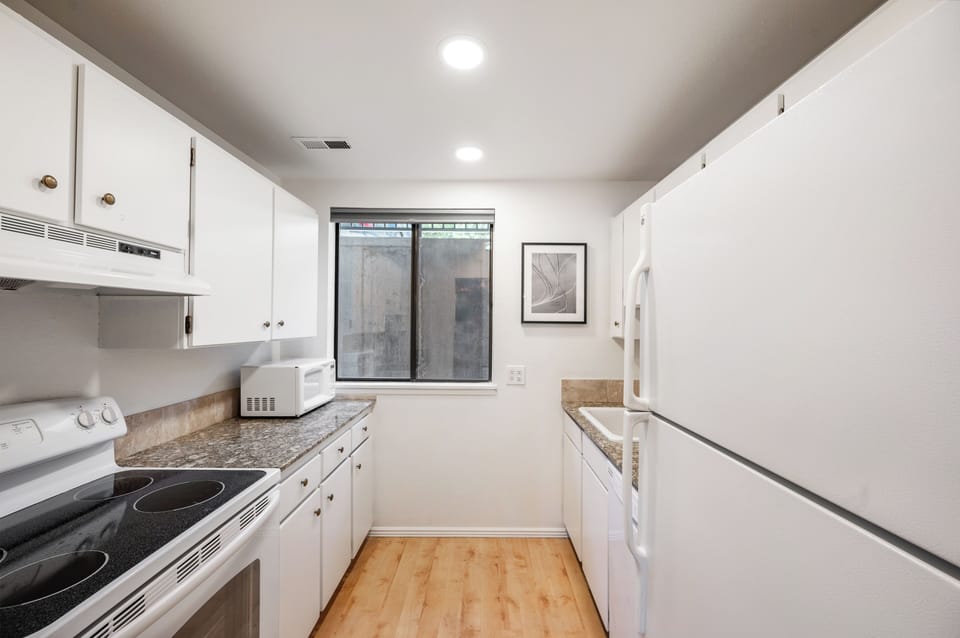 Fully stocked kitchen