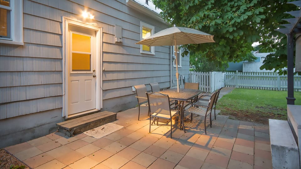 Backyard patio