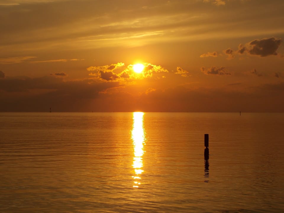 Dauphin Island sunset 
*not the view