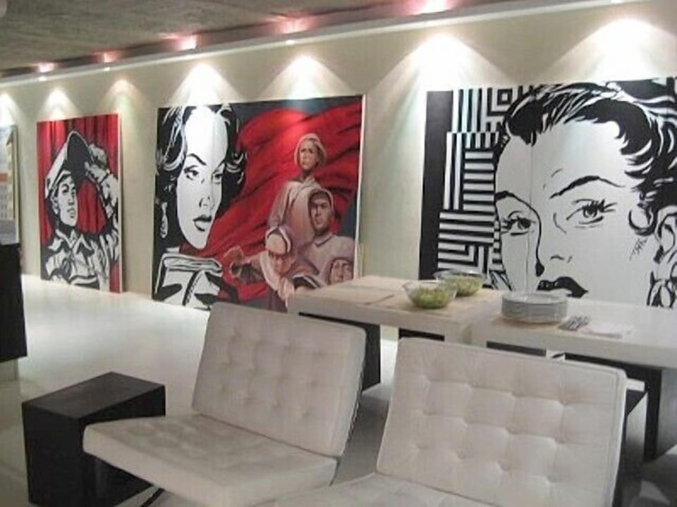 Dining and paintings