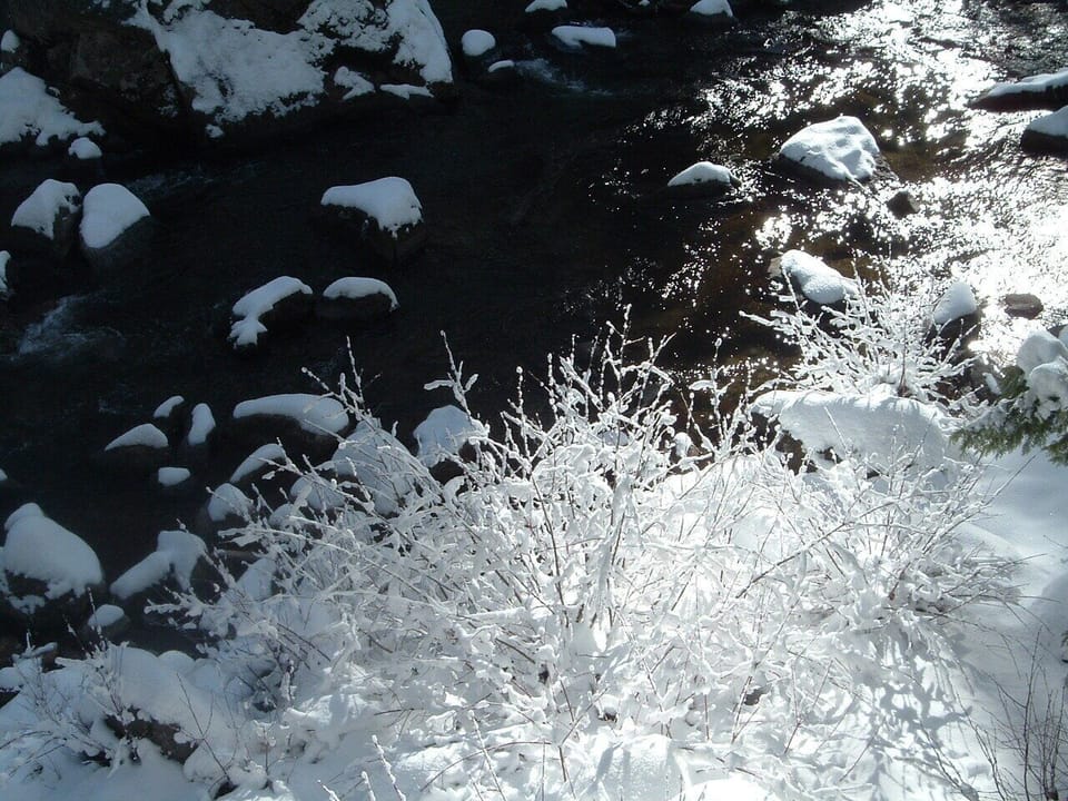 Winter view from upper deck