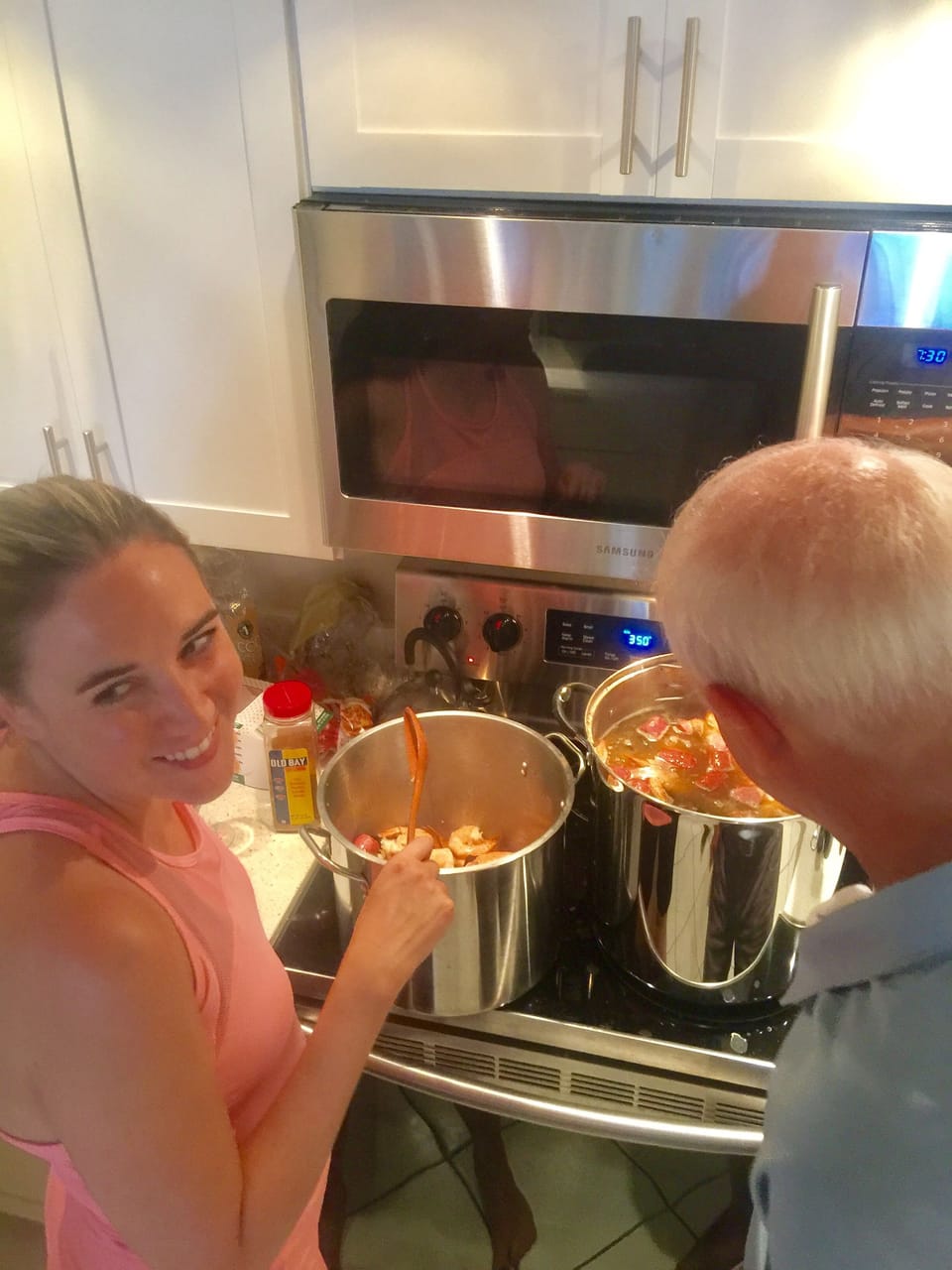 Cooking is a joy in this new kitchen! Let's make some SC low country boil!