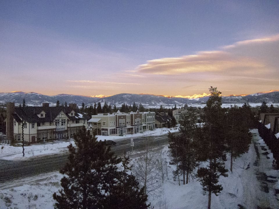 View of Main Street from Woodbridge Balcony