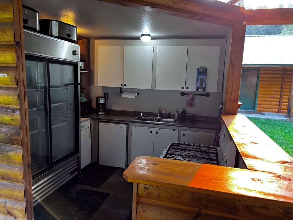 Kitchen in the picnic shelter