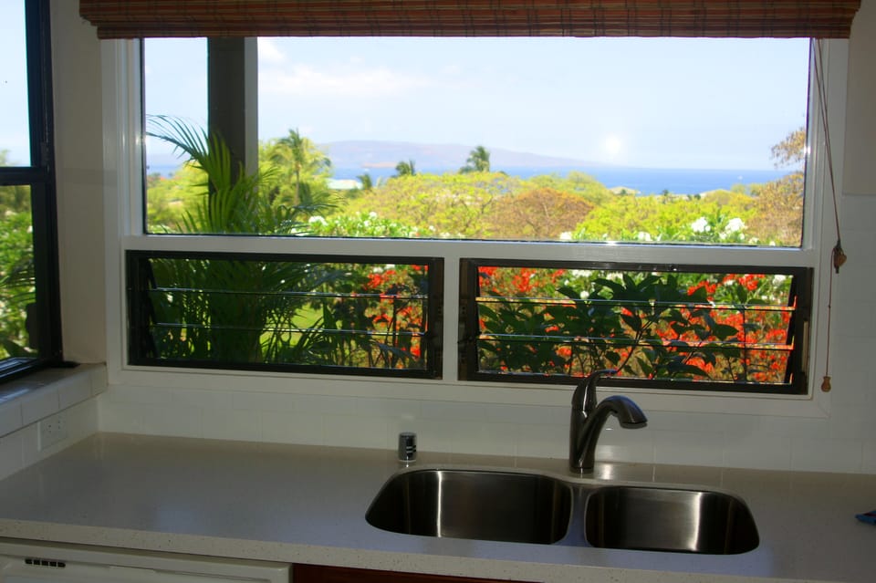 Kitchen ocean view.