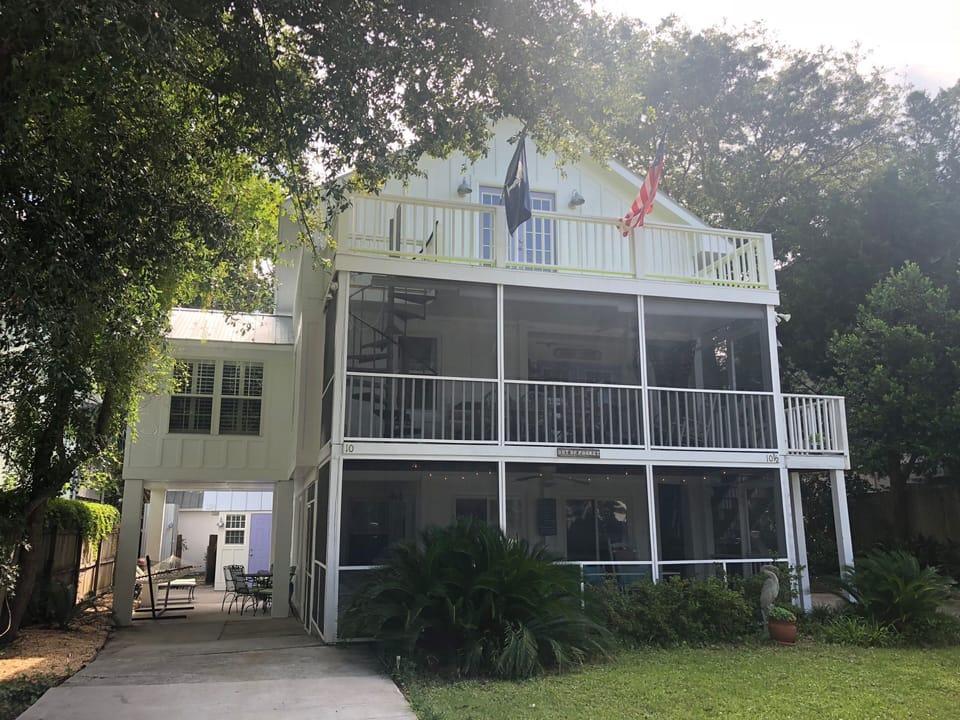 Out of Pocket Rental is the Entire First Floor and Outside Front and Back yards