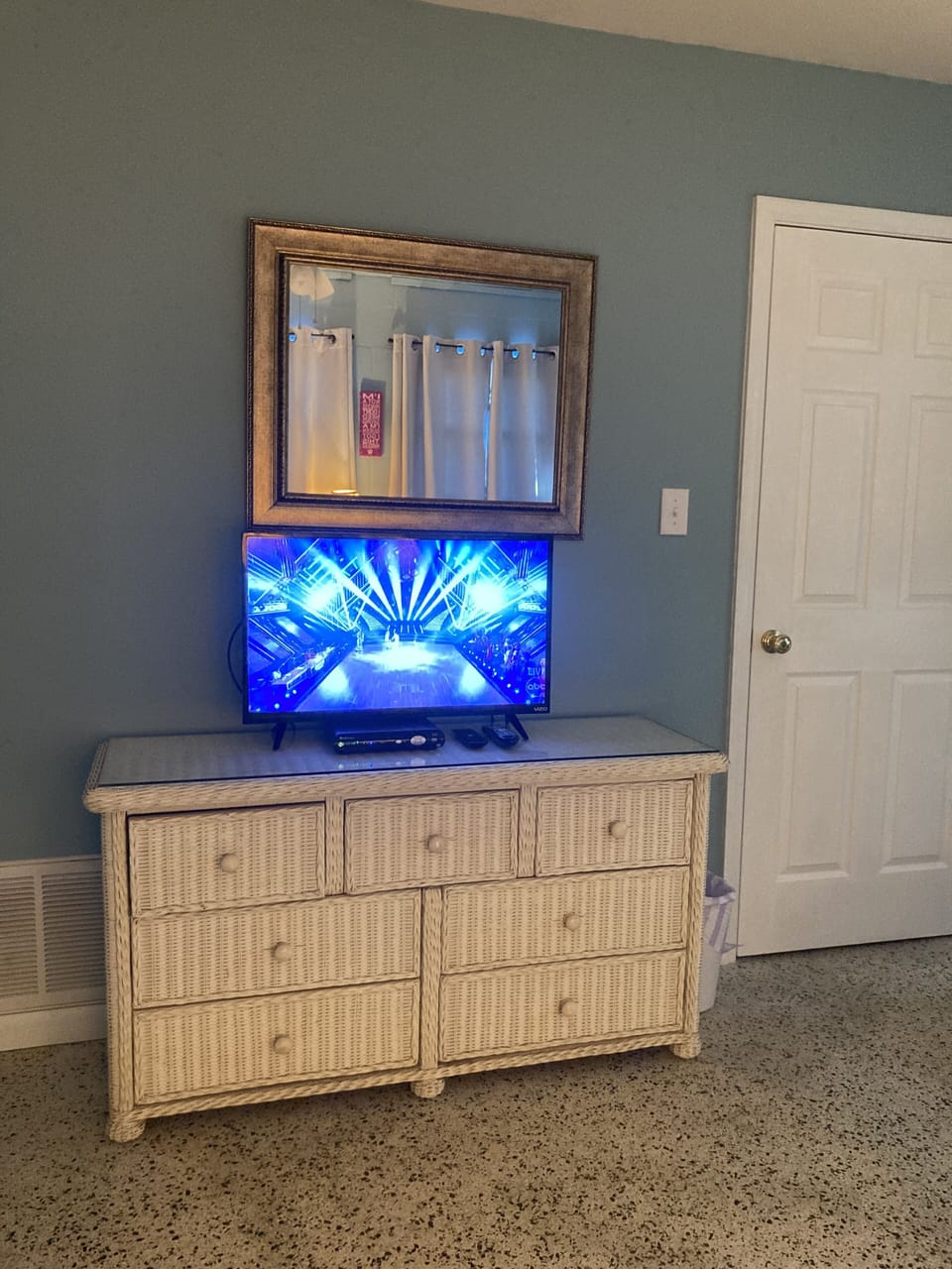 Bedroom #2 Chest of Drawers & TV