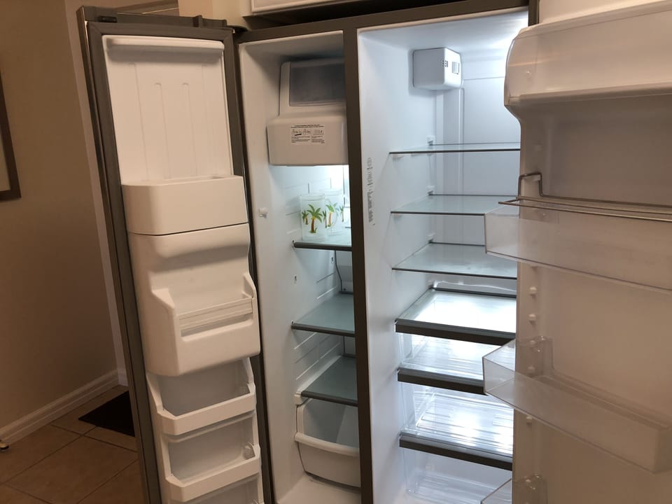 Lighted full size refrigerator - ready to use