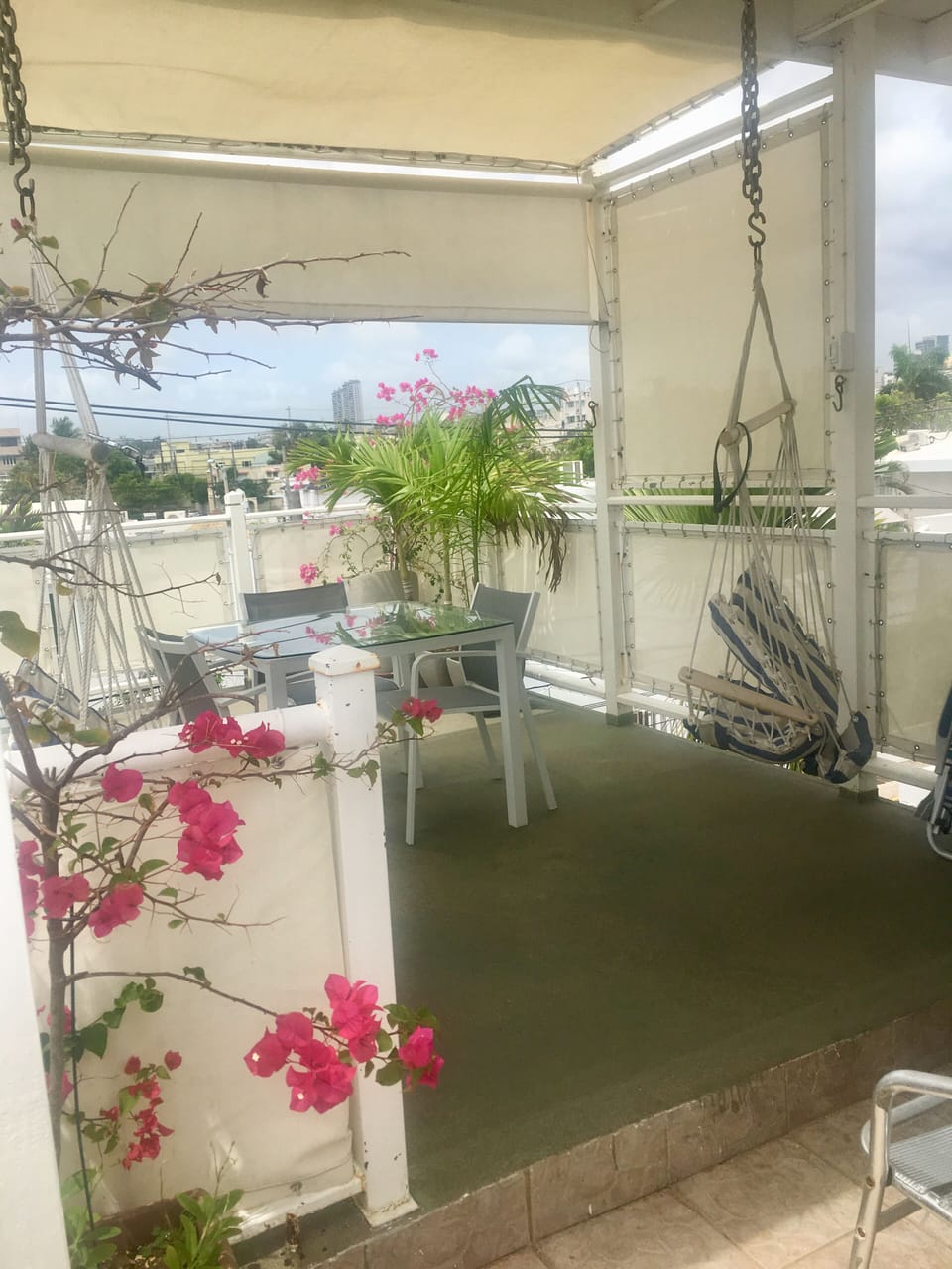 Private balcony.  