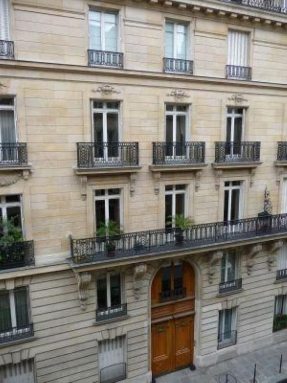 Outside of the aparment.