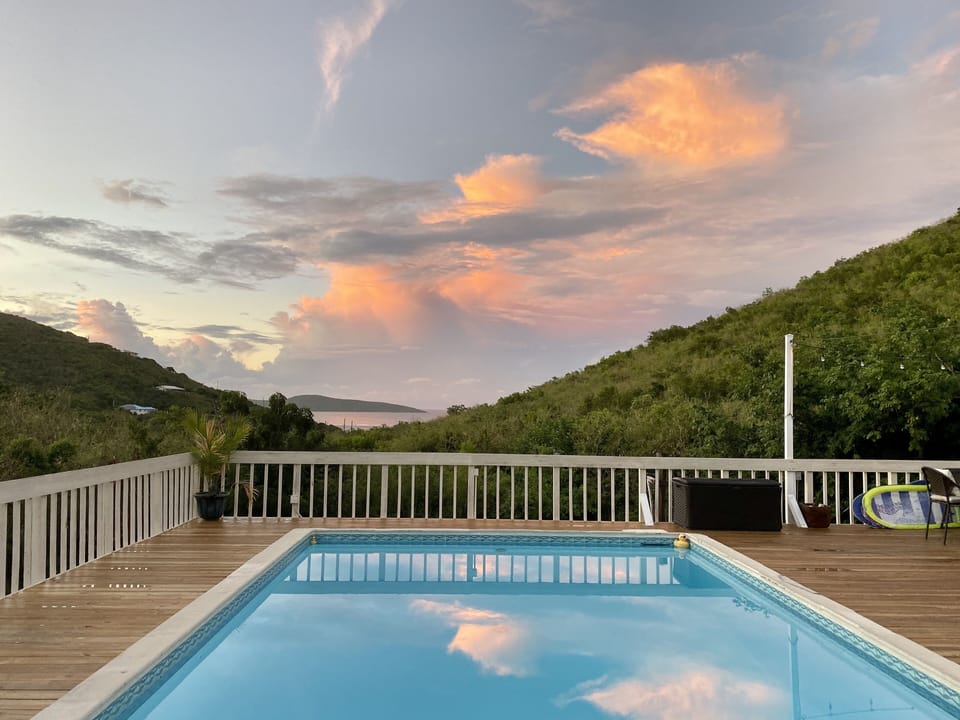 Relax at the pool and enjoy the views 