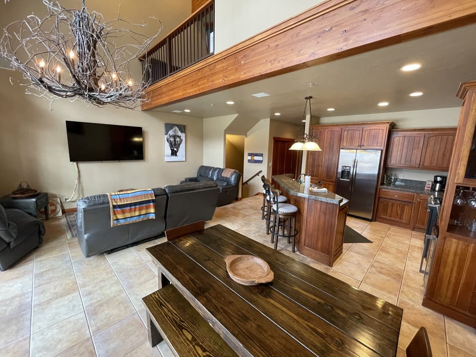 Open concept for entertaining