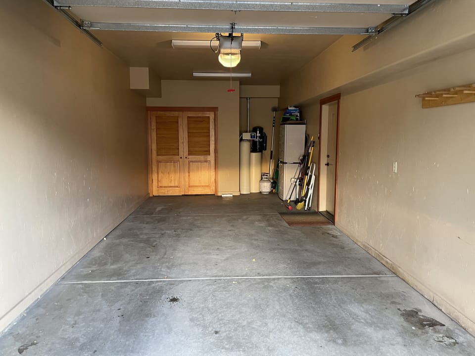Oversized 1 car garage, 1 more on driveway, additional parking close by