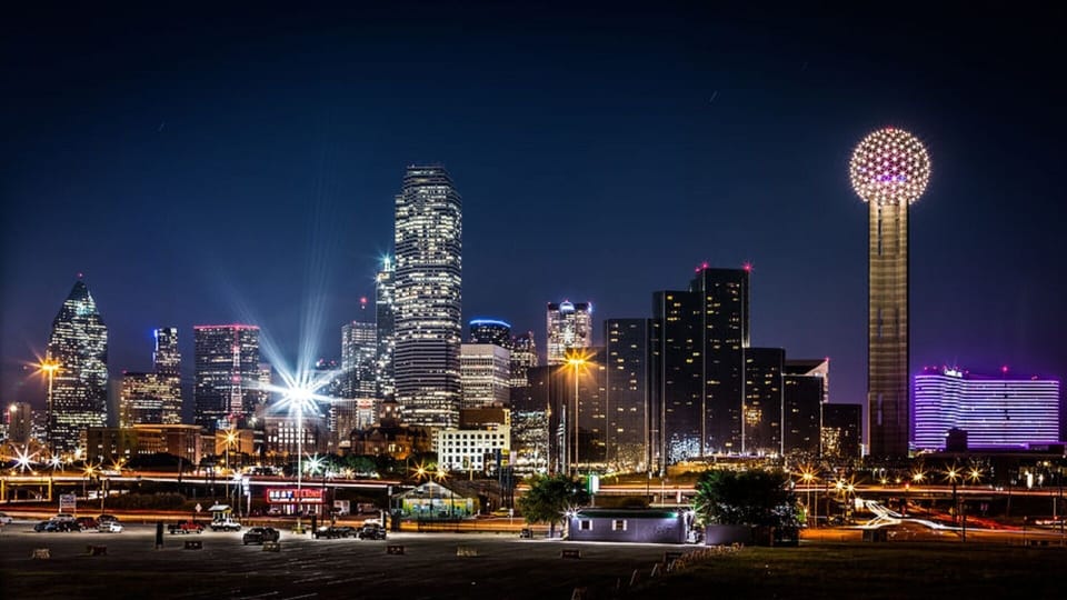 Downtown Dallas is 20 minutes away