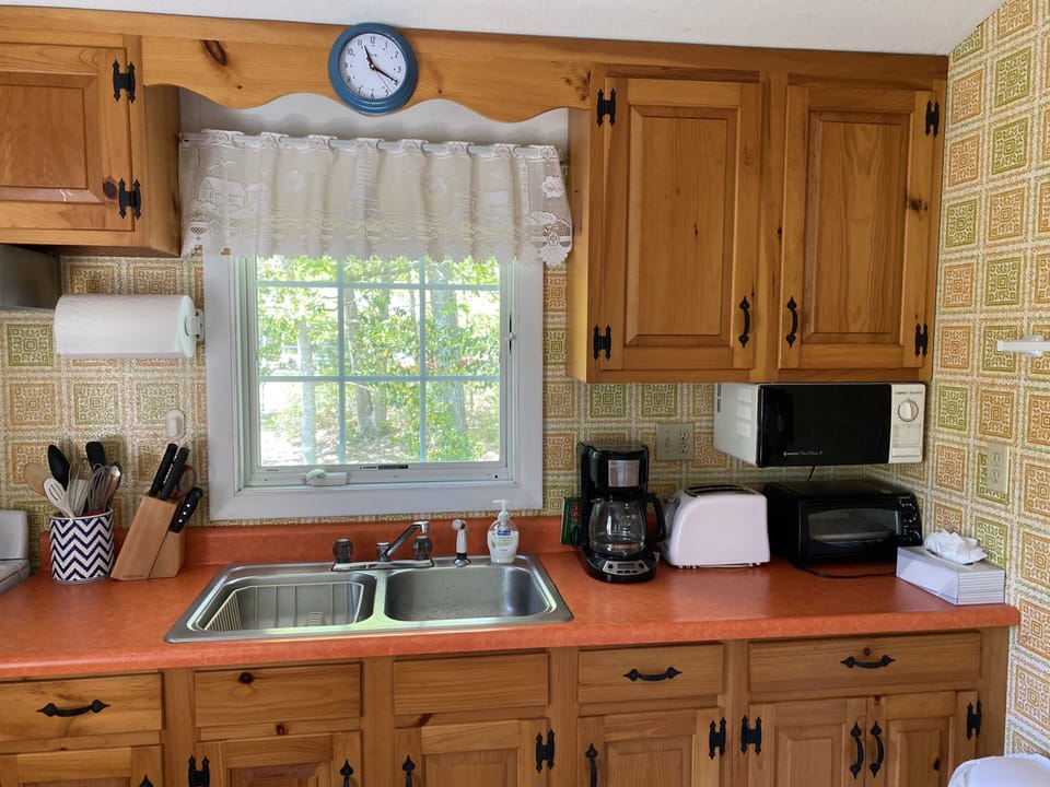 Kitchen counter work area.