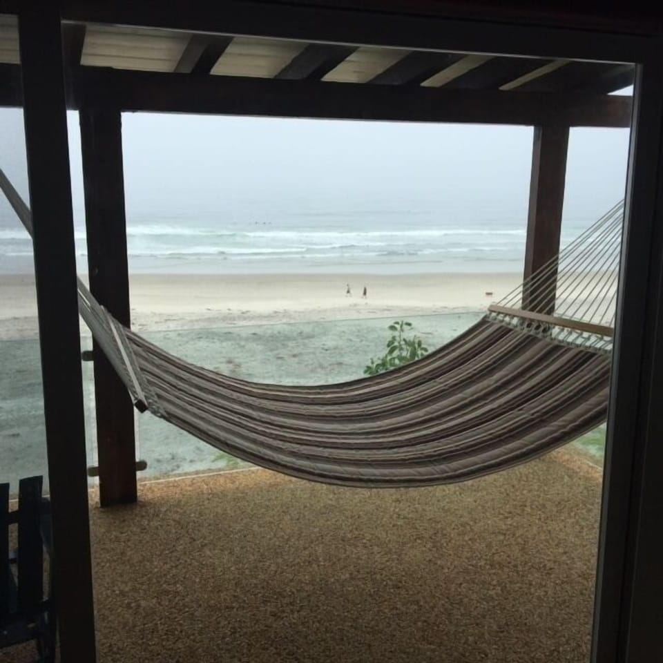 Hammock for napping, watching the waves and grey whale migration(Dec-March)