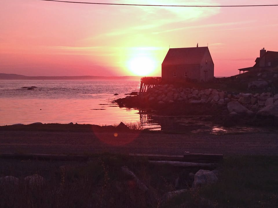 View from the deck