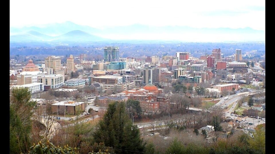 Downtown Asheville just 2.5 miles away!