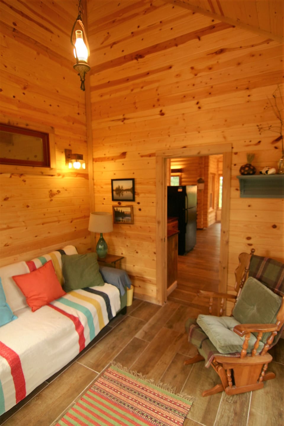 Sunporch with comfy queen size sofabed