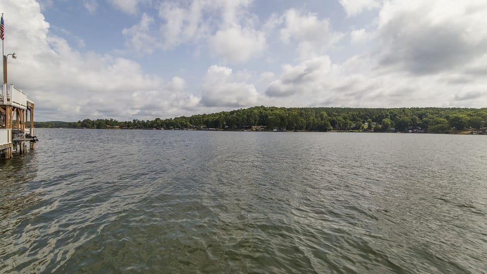 Badin Lake view from boat launch
