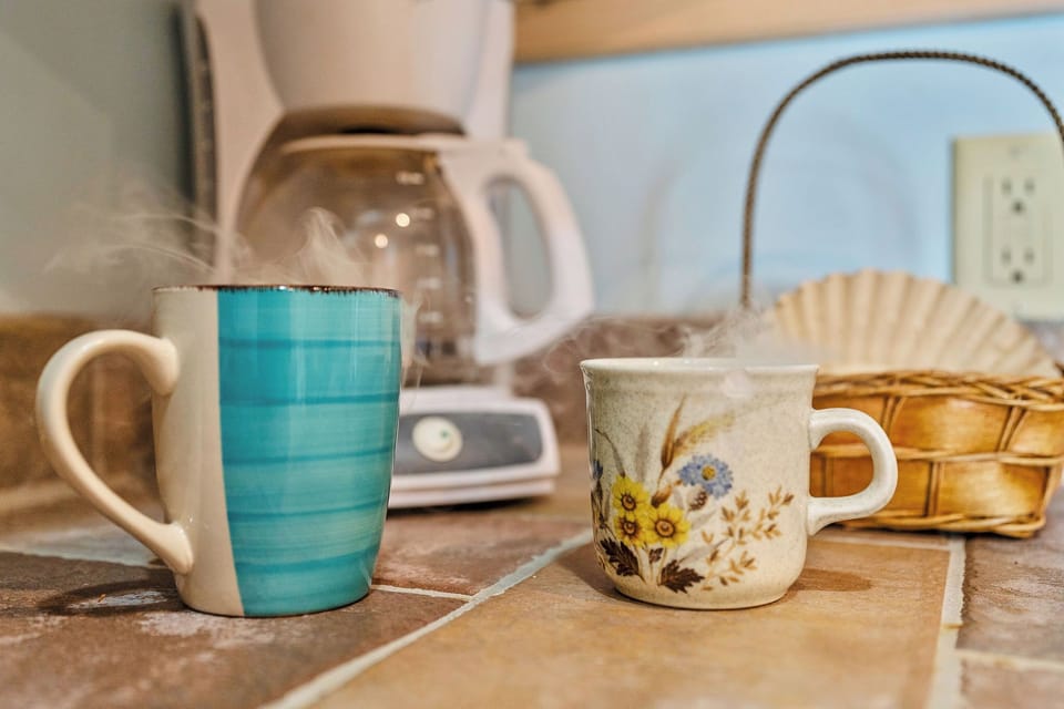 Enjoy a hot cup of coffee or tea!