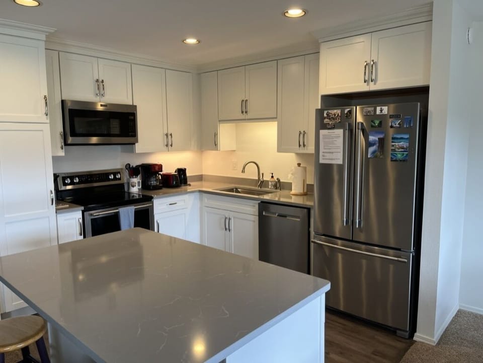 Fully stocked kitchen