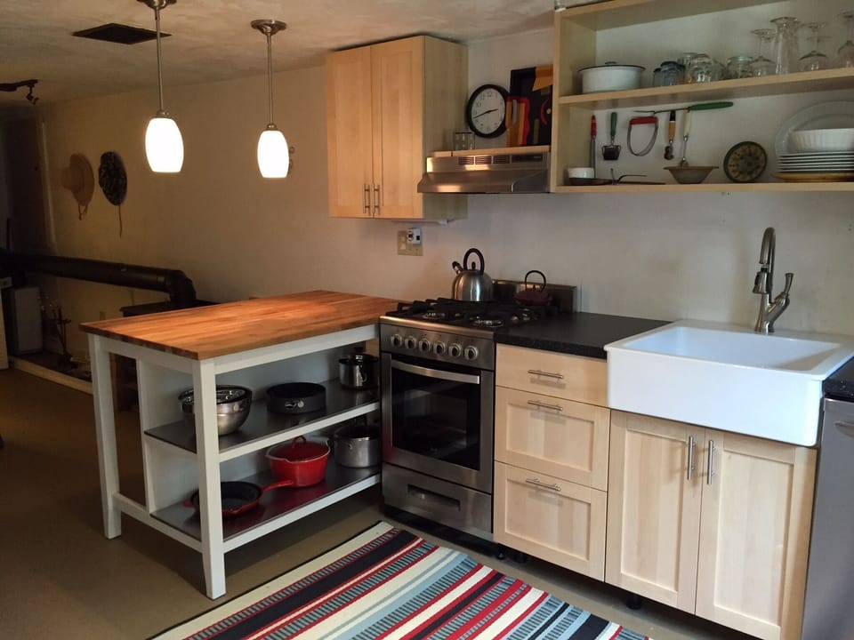 Gourmet style kitchen.