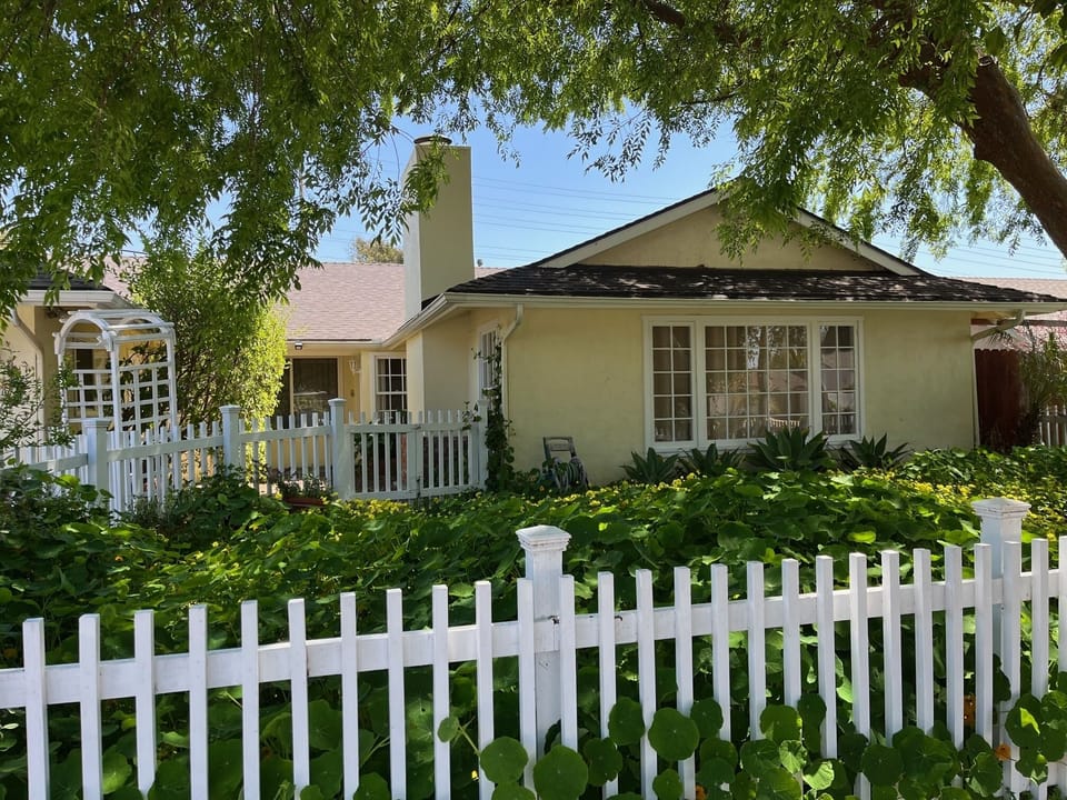 The home- quiet, pretty, family neighborhood
