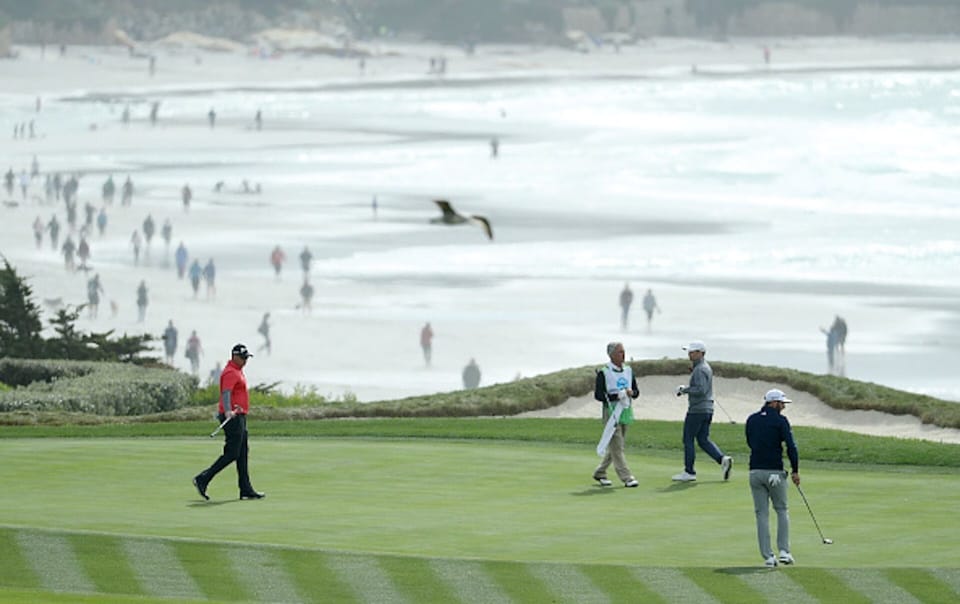 Pebble Beach golf link is only 2.7 miles away.