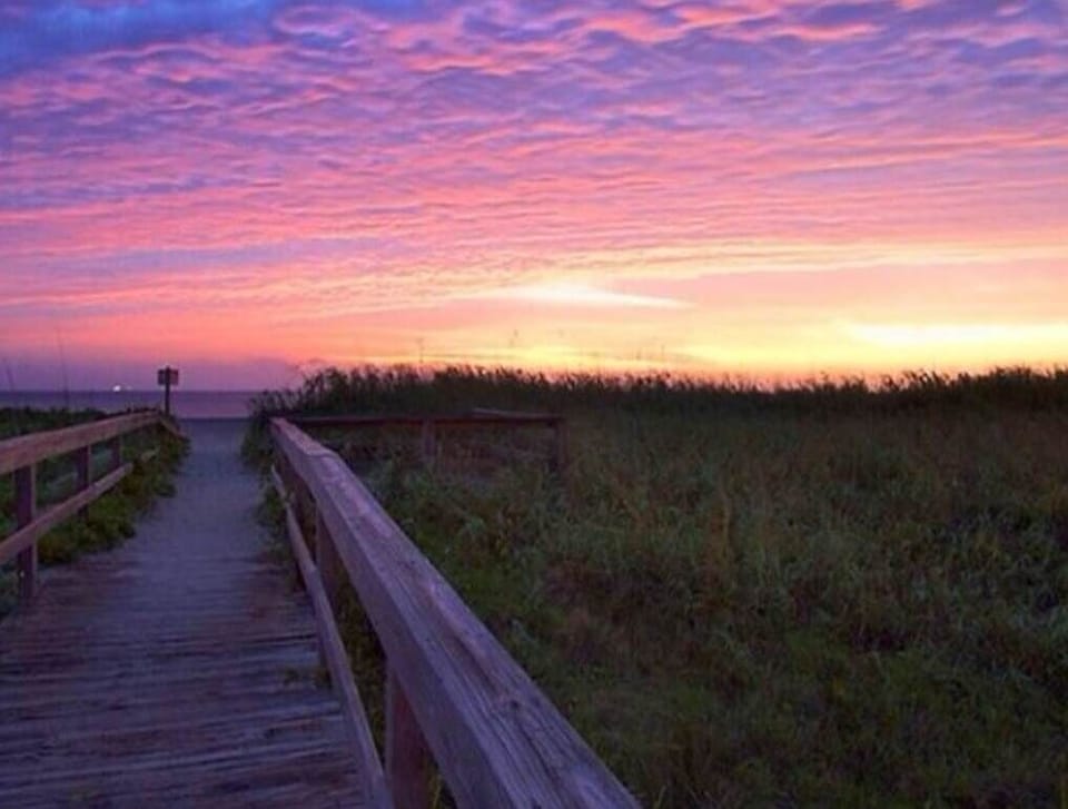 Early to Rise and watch the Sunrise over the Atlantic Ocean.  Great way to start