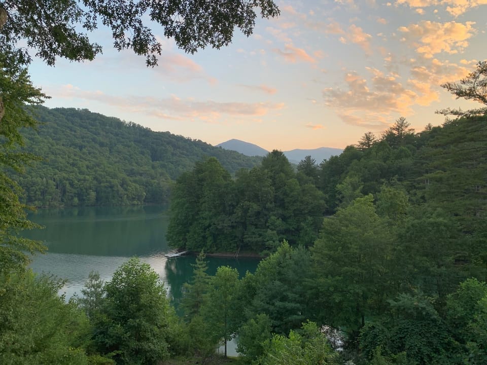 Beautiful views from our decks and all our rooms.