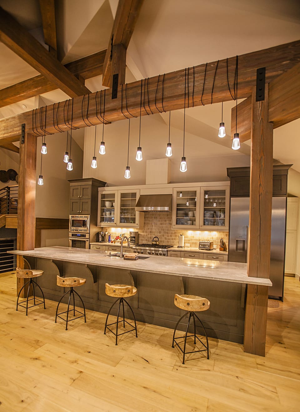 Magnificent Kitchen with Large Island