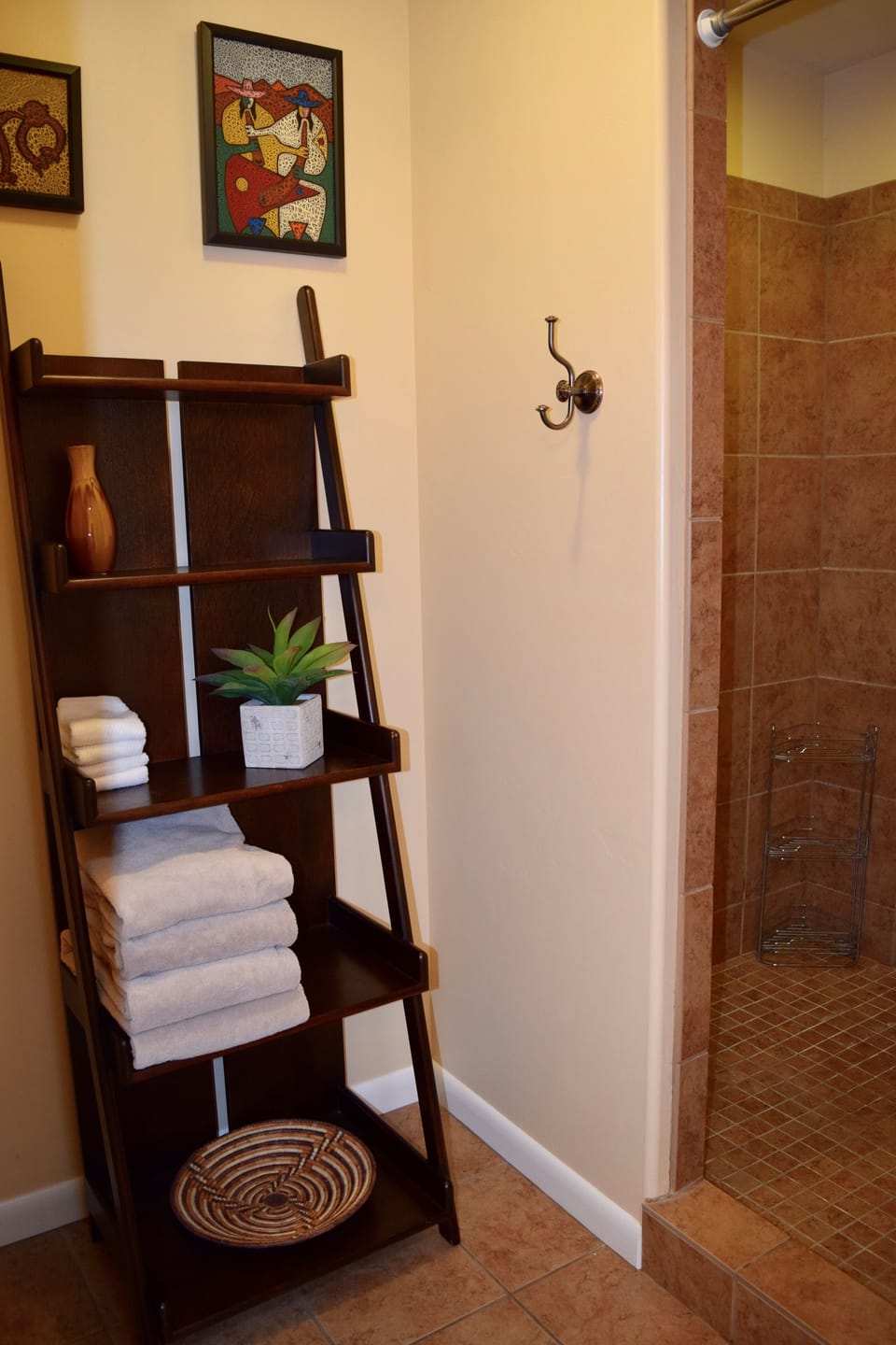 Master Bath has walk-in shower