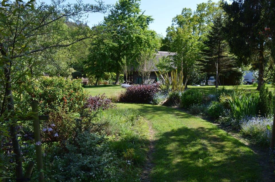 The Barn as seen from the garden guests are welcome to enjoy