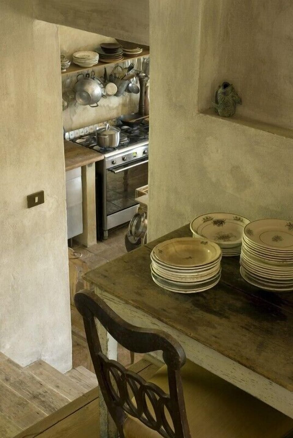 Living into kitchen