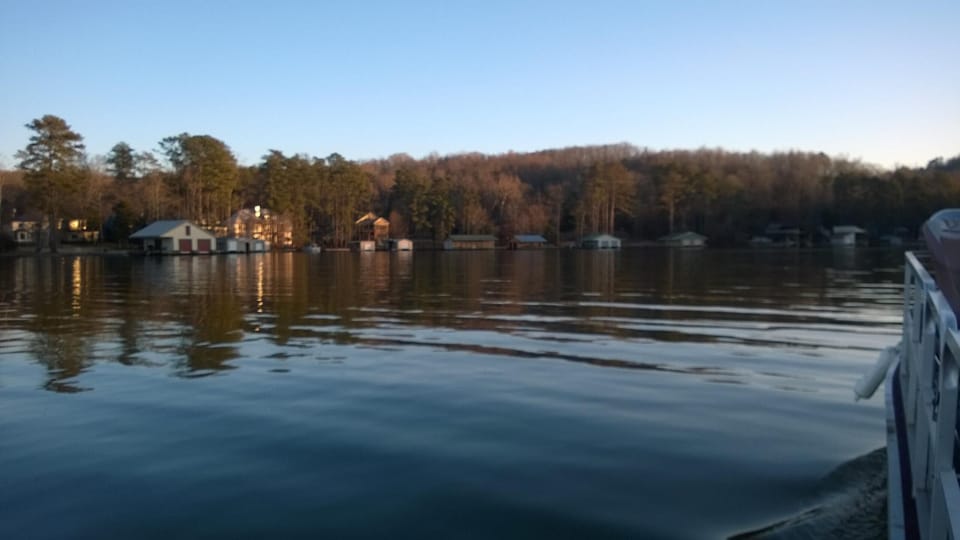 View entering on water