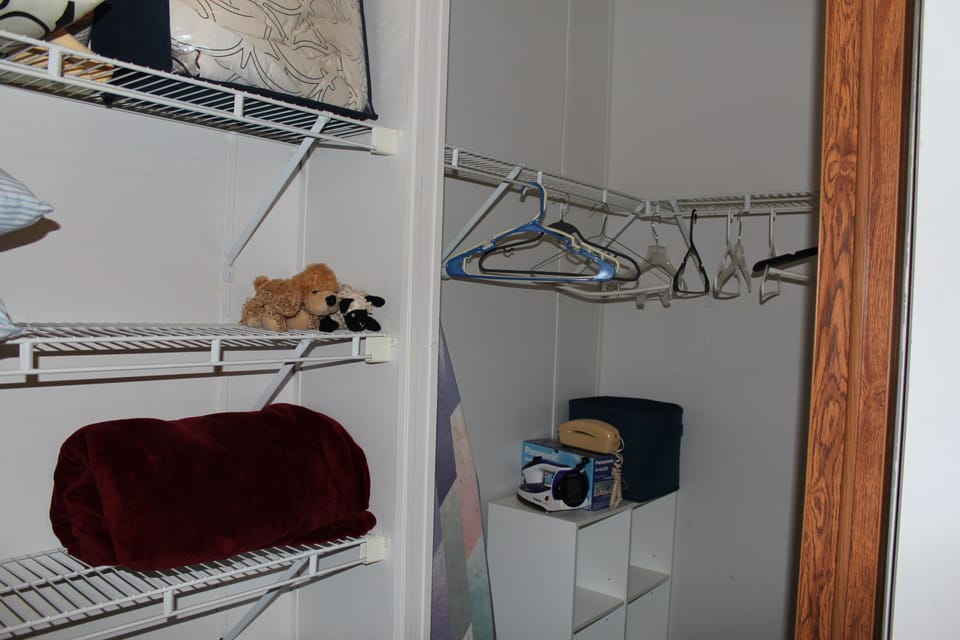 Master walk-in closet