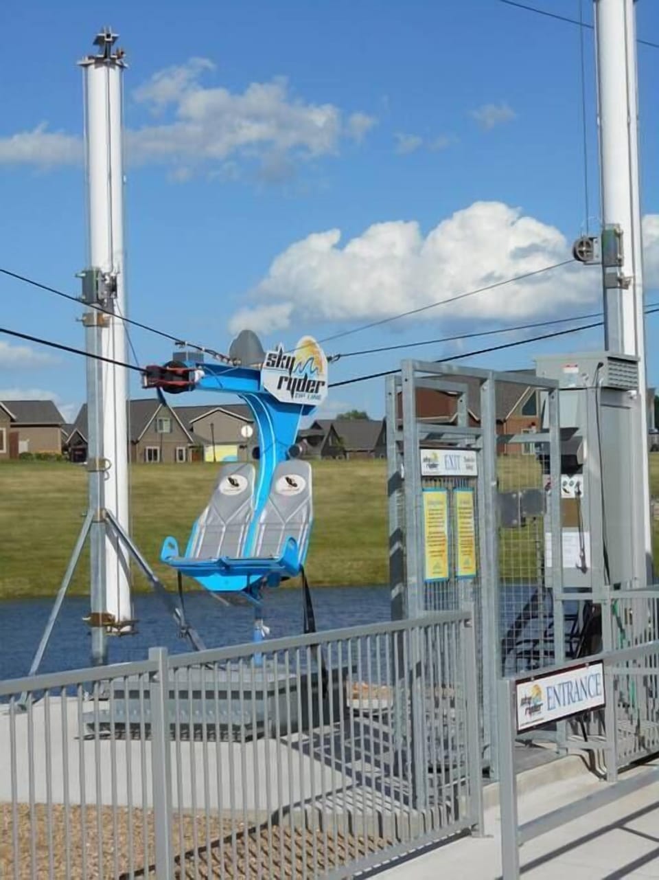 Try the zipline for some excitement!