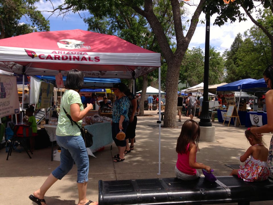 The farmer's market that is only 3 blocks away!