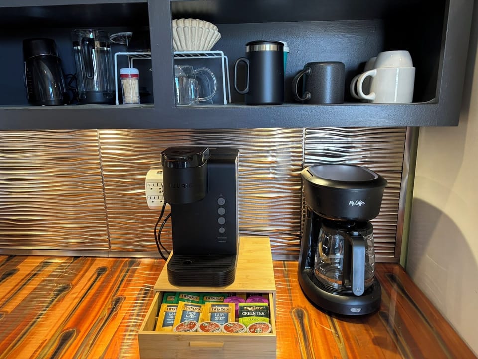Coffee your way. French press too.