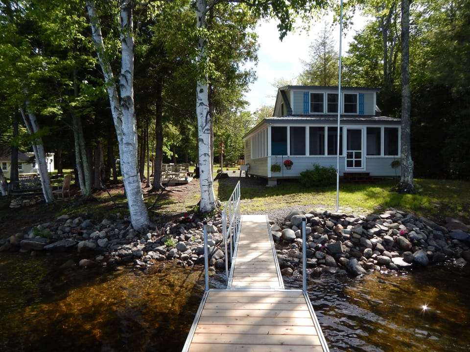 Lake side view from dock
